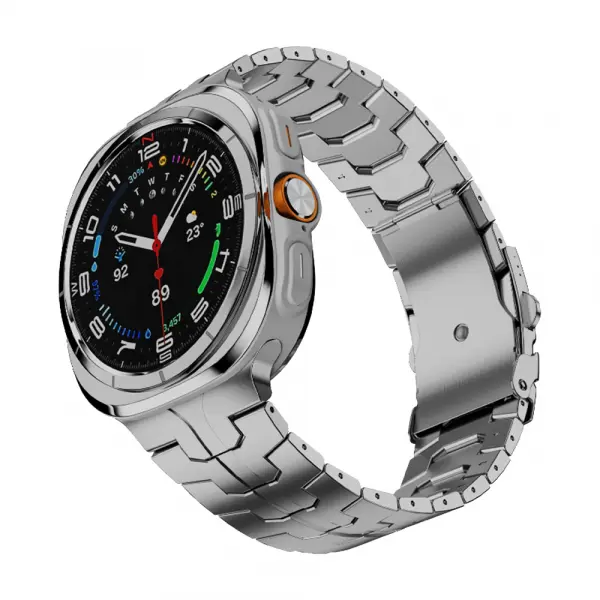 Curea Techsuit W063 pentru Samsung Galaxy Watch Ultra Series, Argintie