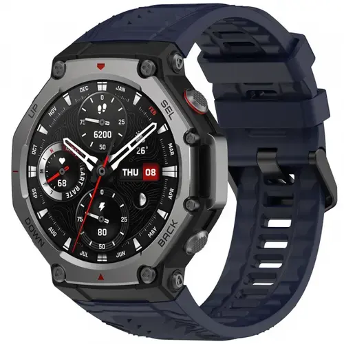 Curea Techsuit W067 pentru Amazfit T-Rex 3 (Bleumarin)