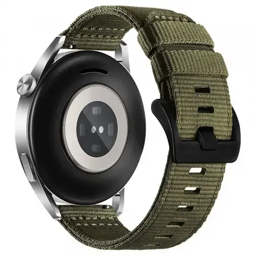 Curea Techsuit W070 pentru Samsung Galaxy Watch / Huawei Watch Series, 22mm, Verde