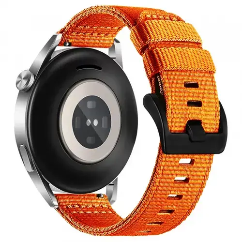 Curea Techsuit W070 pentru Samsung Galaxy Watch / Huawei Watch Series, 22mm, Portocaliu