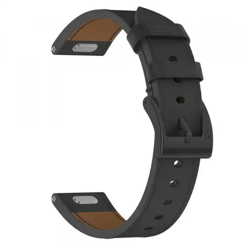 Curea Techsuit W073 pentru Huawei Watch / Garmin Watch Series, 18mm, Negru