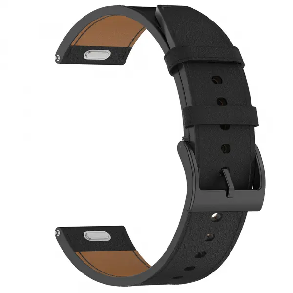 Curea Techsuit W073 pentru Samsung Galaxy Watch / Huawei Watch Series, 22mm, Neagra