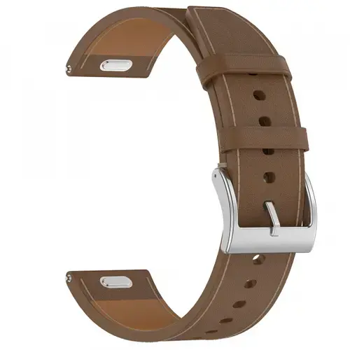 Curea Techsuit W073 pentru Samsung Galaxy Watch Series, 20mm, Maro