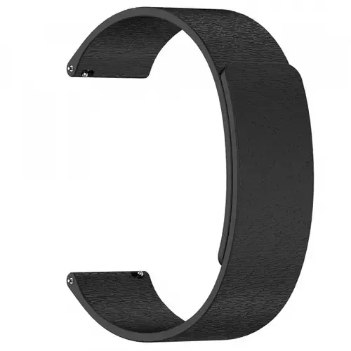 Curea Techsuit W074 pentru Samsung Galaxy Watch / Huawei Watch Series, 22mm, Negru