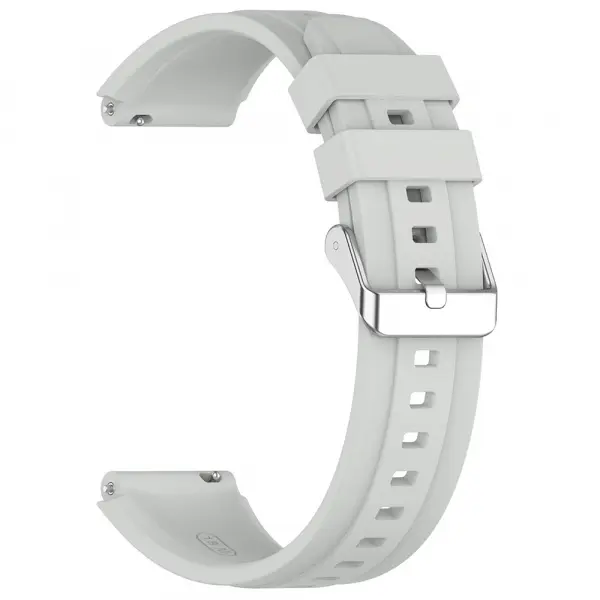 Curea Techsuit W075 pentru Huawei Watch / Garmin Watch Series, 18mm, Gri
