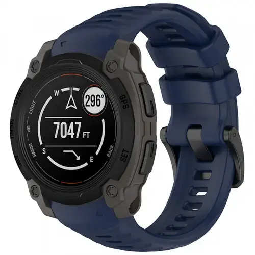 Curea Techsuit W076 pentru Garmin Instinct E 40mm, Albastru
