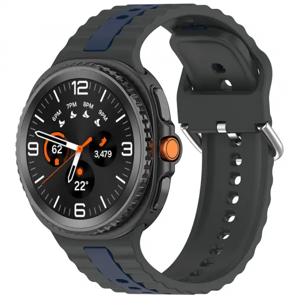 Curea Techsuit W078 pentru Samsung Galaxy Watch9 / Watch8 / Watch8 Classic Series, Gri