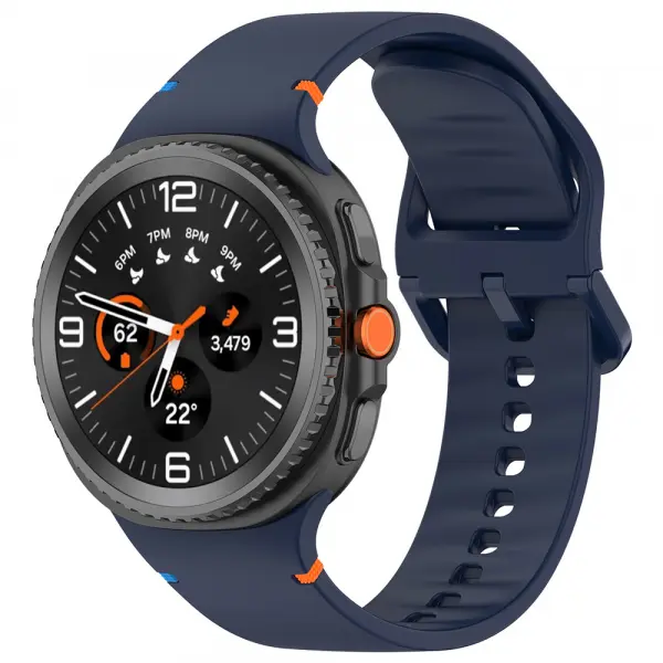 Curea Techsuit W079 pentru Samsung Galaxy Watch8 / Watch8 Classic Series, Bleumarin