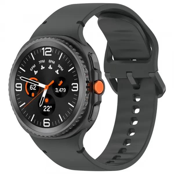 Curea Techsuit W079 pentru Samsung Galaxy Watch9 / Watch8 / Watch8 Classic Series, Neagra Grafit