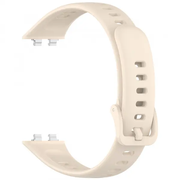 Curea Techsuit W081 pentru Huawei Band 11 / 11 Pro, Crem