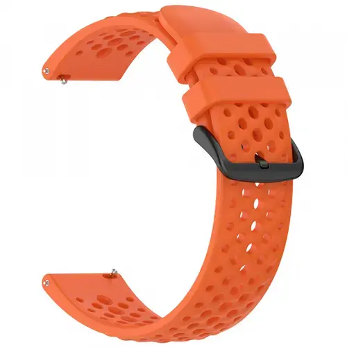 Curea Techsuit W083 pentru Amazfit Watch / Samsung Watch Series, 22mm, Portocalie