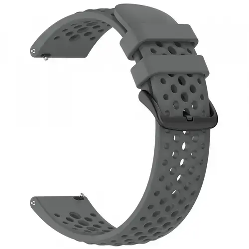 Curea Techsuit W083 pentru Amazfit Watch / Samsung Watch Series, 22mm, Gri