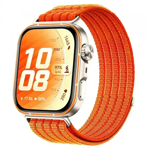 Curea Techsuit W085 pentru Huawei Watch Fit 5, Portocalie