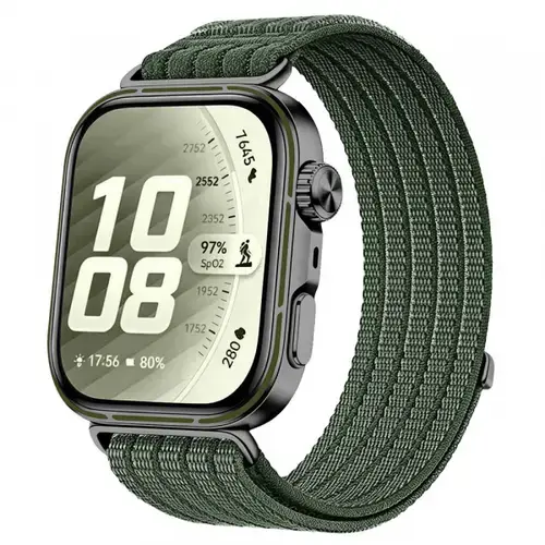 Curea Techsuit W085 pentru Huawei Watch Fit 5, Verde Inchis