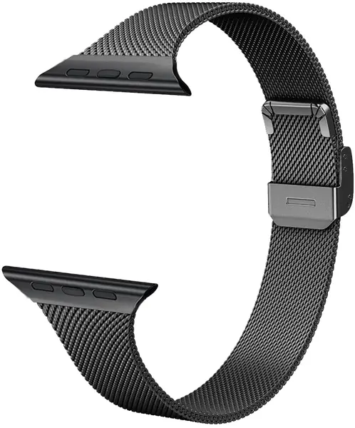 Curea Trender - Steel, Apple Watch, 44/45 mm, negru