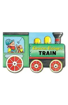 Curious George's Train (Mini Movers Shaped Board Books) - H. A. Rey