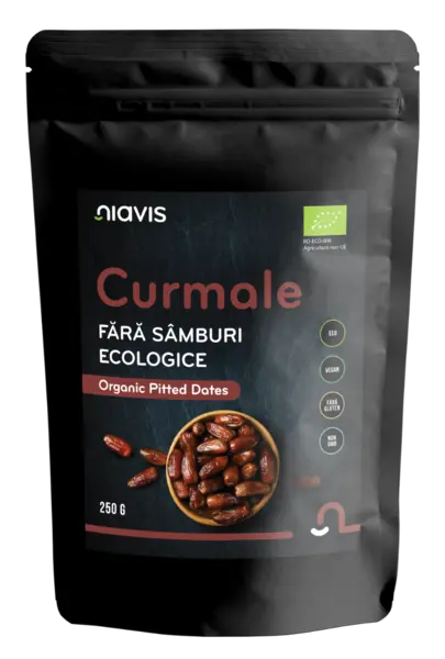 Curmale fara samburi ecologice, 250g, Niavis