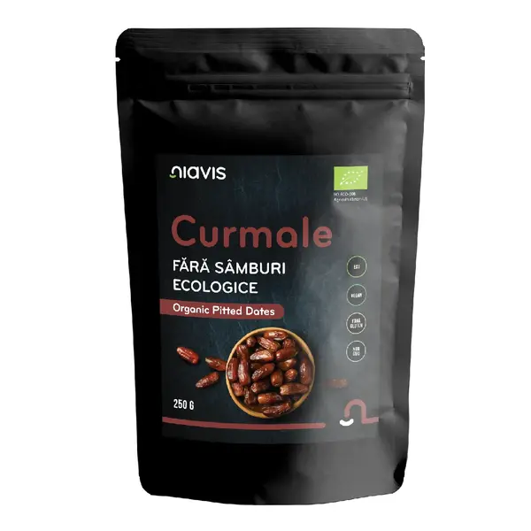 Curmale fara samburi Ecologice BIO, 250g, Niavis