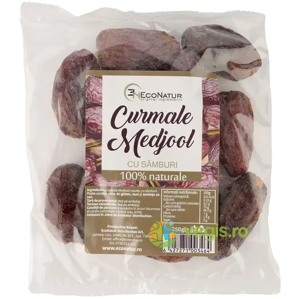 Curmale Medjool cu Samburi 250g