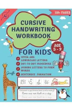 Cursive Handwriting Workbook: Cursive Handwriting workbook for grades 2 - 4 - Chittifinds Vj