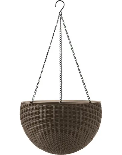 CURVER Ghiveci suspendat pentru flori Rattan Style