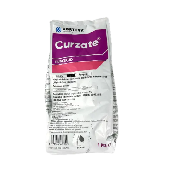 Curzate 1 kg, fungicid pe baza de Cymoxanil pentru mana cartofului - Default Title