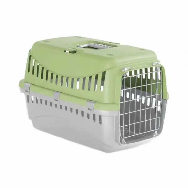 Cusca transport animale MPB GIPSY S, 46x31x32 cm, usa metal, verde