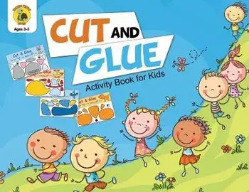 Cut and Glue Activity Book for Kids: Cut Out Cute Full Color Images of Animals, Vehicles and Plants (Ages 3-5), Paperback/Talking Turtle Books
