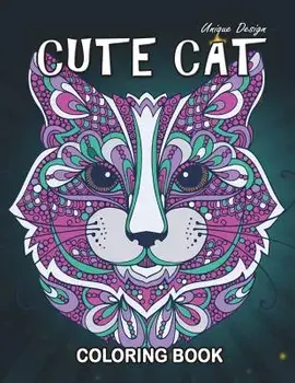 Cute Cat Coloring Book: Stress Relieving Design for Girls, Teen and Adults Coloring Book Easy to Color, Paperback/Origami Publishing