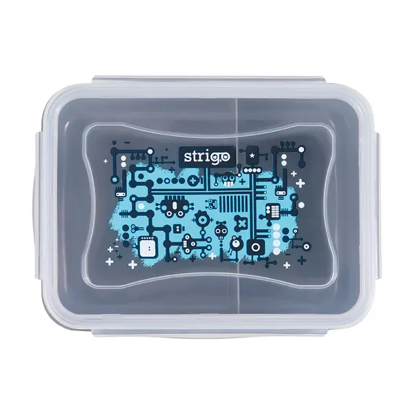 Cutie alimentara Strigo Robot, plastic, 16.5A 12A 6.5 cm