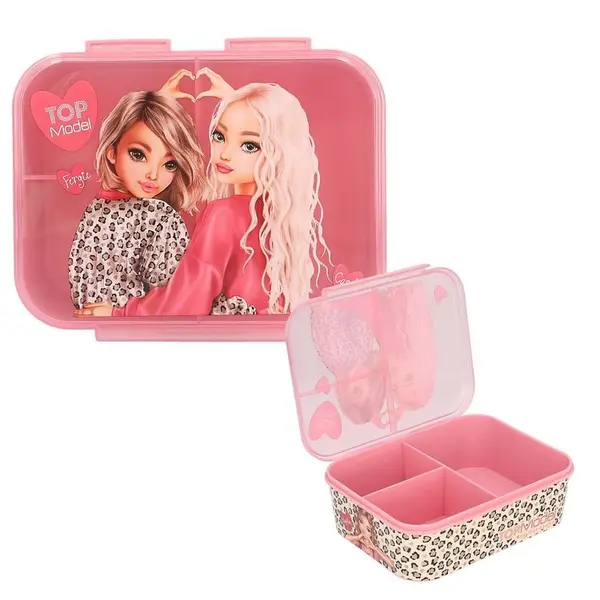 Cutie cu alimente Depesche Top Model - Leoheart,3 compartimente