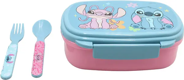 Cutie cu alimente Gim Stitch - Cu ustensile