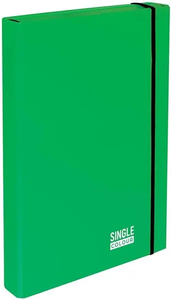 Cutie cu elastic Spree Single Color - A4, verde
