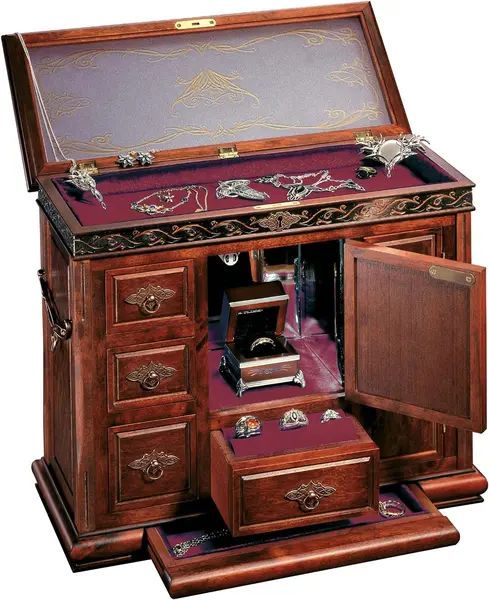 Cutie de bijuterii The Noble Collection Movies: The Lord of the Rings - Middle-Earth Treasure Chest