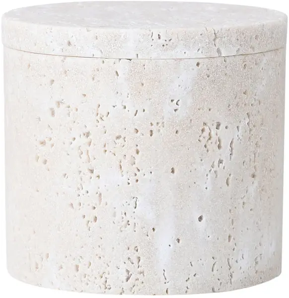 Cutie de bumbac Estia - Travertine, 9 x 8.2 cm