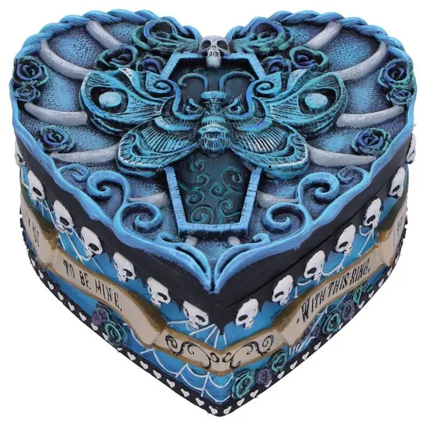 Cutie de depozitare Nemesis Now Animation: Corpse Bride - With This Ring, 9.5 cm
