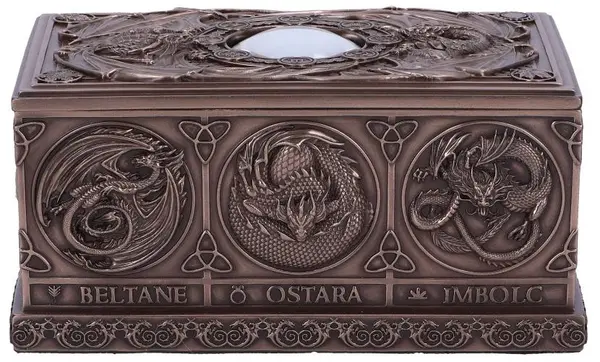 Cutie de depozitare Nemesis Now Gothic: Dragons - Dragons of the Sabbats (Anne Stokes), 14.5 cm