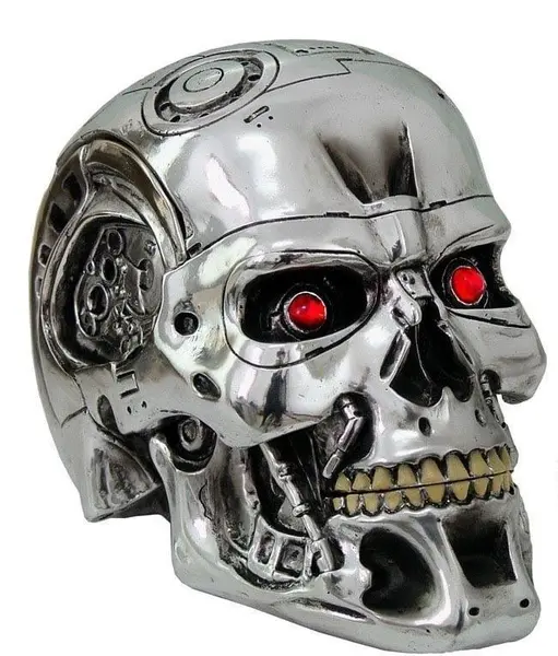 Cutie de depozitare Nemesis Now Movies: Terminator - T-800 Skull, 18 cm
