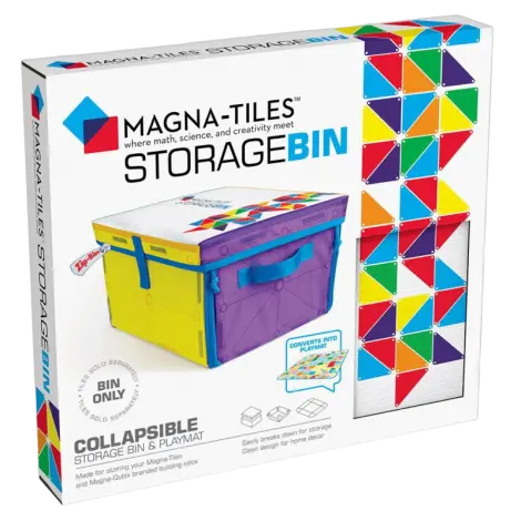 Cutie de depozitare si covor de joaca Magna Tiles 20200