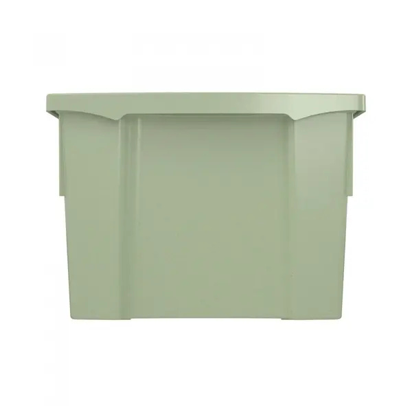 Cutie de depozitare stivuibila pentru scoala si gradinita, marimea L verde pastel