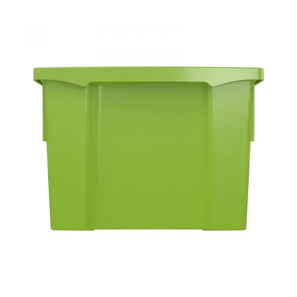 Cutie de depozitare stivuibila pentru scoala si gradinita, marimea L verde