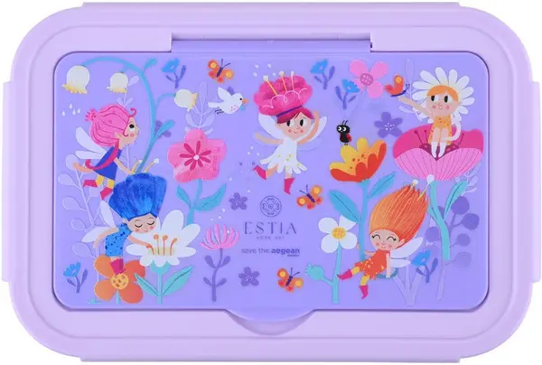 Cutie de mâncare cu tacâmuri Estia Save The Aegean - Fairy Tales, 900 ml