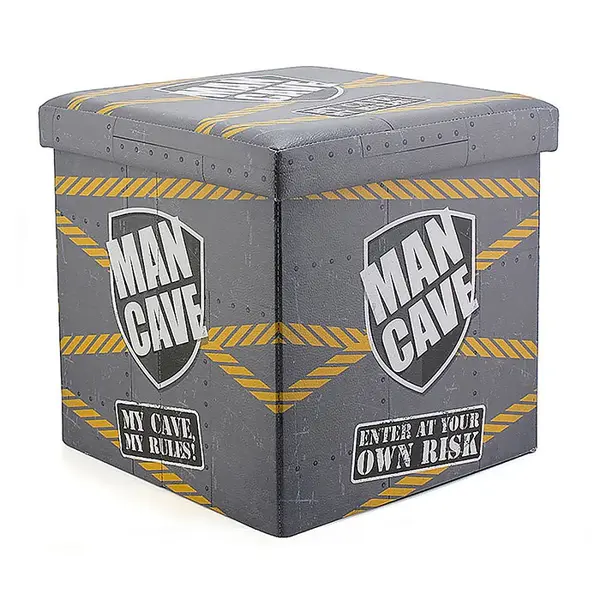 Cutie depozitare cu capac rabatabila Man Cave | Lesser & Pavey