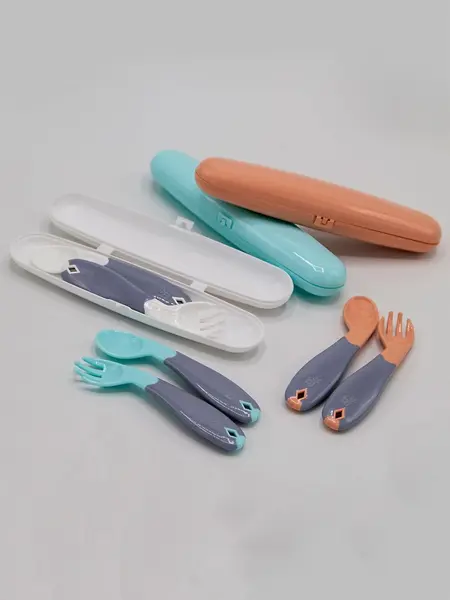 Cutie depozitare pentru tacamuri BabyJem Alb