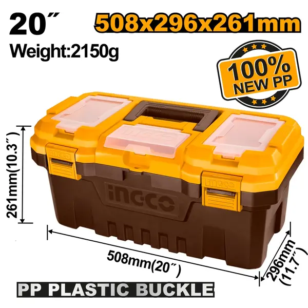 Cutie Depozitare Scule 20" (nou) INGCO PBX2001