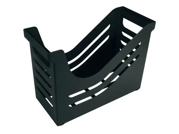 Cutie din plastic pentru dosare suspendate,negru,152x357x252 mm