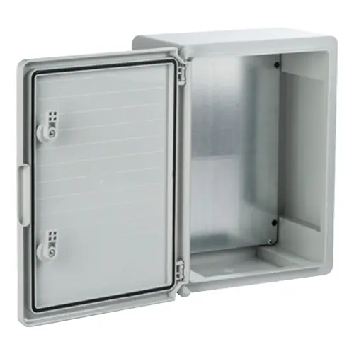 Cutie distributie IP65 din ABS gri'usa mata'placa metalica'350x500x190 mm PP3006