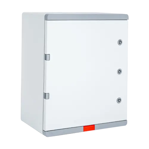 Cutie distributie IP67 din ABS gri, usa mata, placa metalica, 400x500x180 mm PD405018