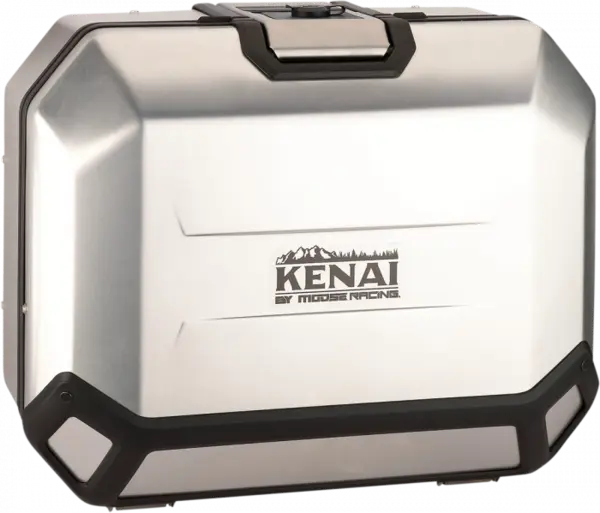 Cutie laterala dreapta moto, Kenai by Moose Racing, 47l, culoare argintiu