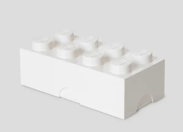 Cutie LEGO pentru sandwich alb